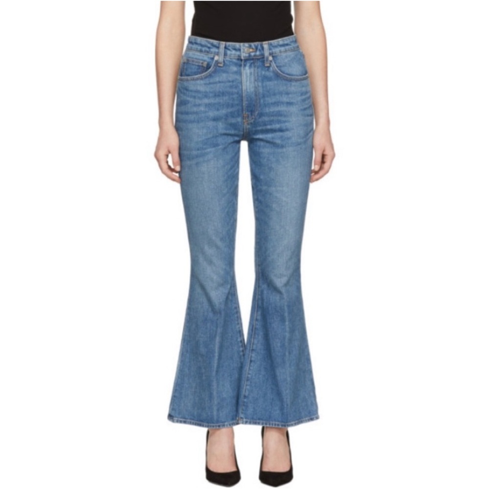 Brock Collection Blue Belle Flare Jeans Size 4